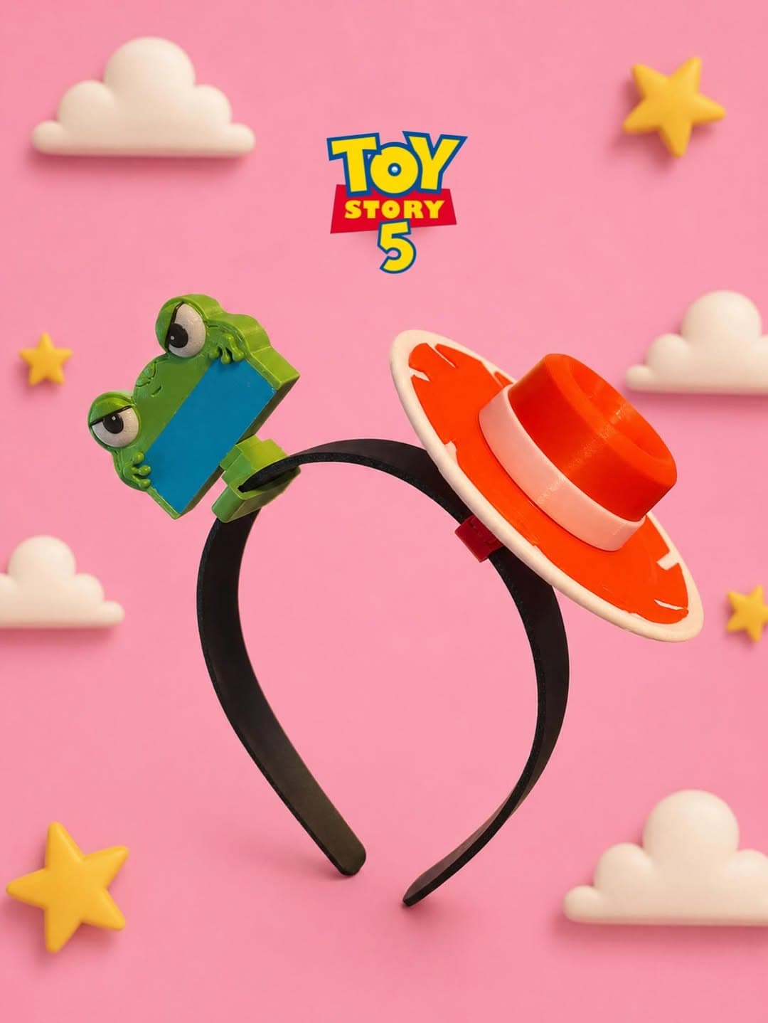 A 3D-printed headband made for a movie premiere